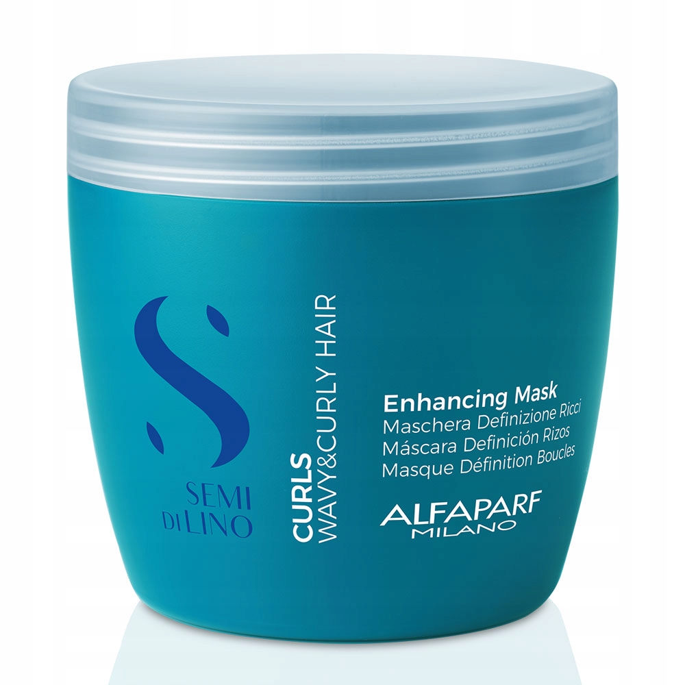 Alfaparf Semi di Lino Curls hydratační maska pro kudrnaté vlasy 500 ml