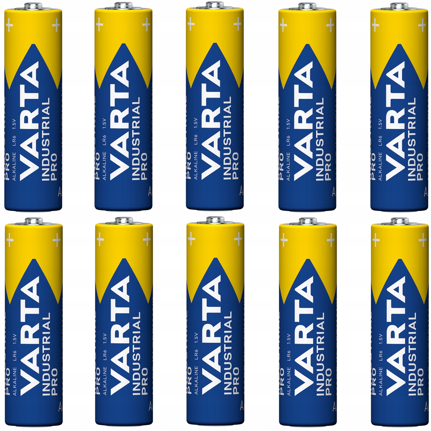 VARTA BATERIE INDUSTRIAL PRO GERMANY LR6 R6 AA x10 Liczba baterii 10 szt.