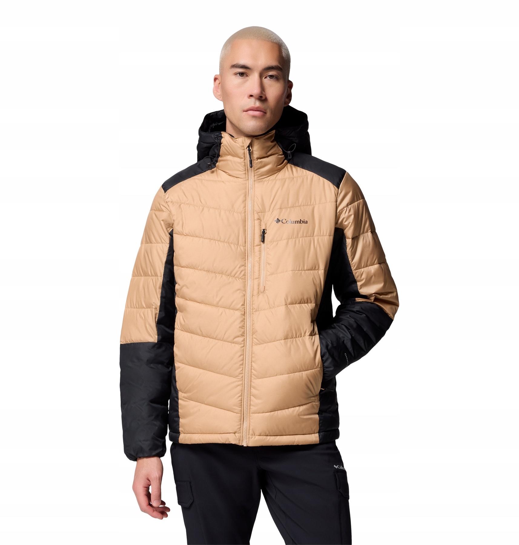 Pánská péřová bunda Columbia Labyrinth Loop II béžová 2085294262 L