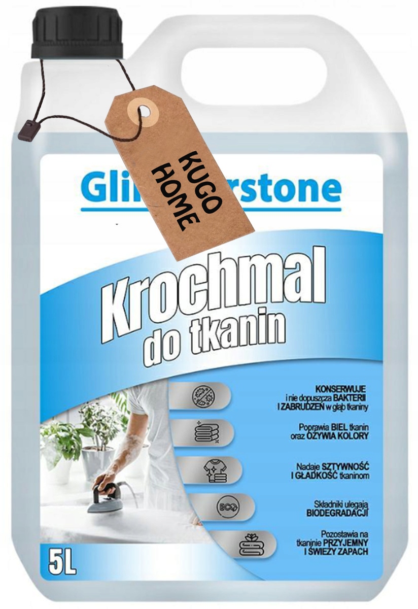 5L ТКАНЕВЫЙ КРАХМАЛ ДЛЯ ЛЕГКОГО ГЛАЖЕНИЯ РАЗГЛАЖИВАЕТ KUGO HOME