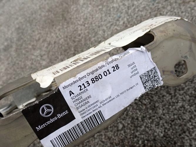 MERCEDES W213 213 E-class bonnet hinges left right kpl