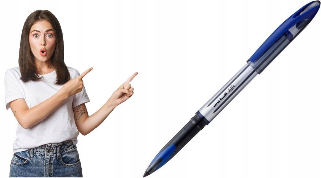 Pióro kulkowe UNI AIR UBA-188-L niebieskie