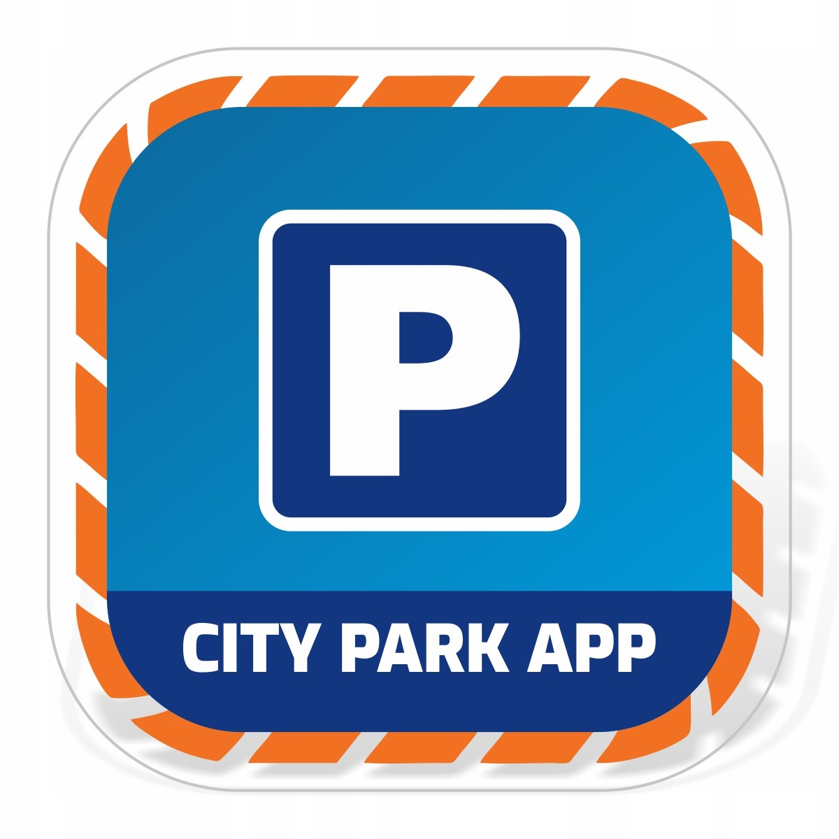 

Naklejka parking aplikacją City Park App 5x5 cm