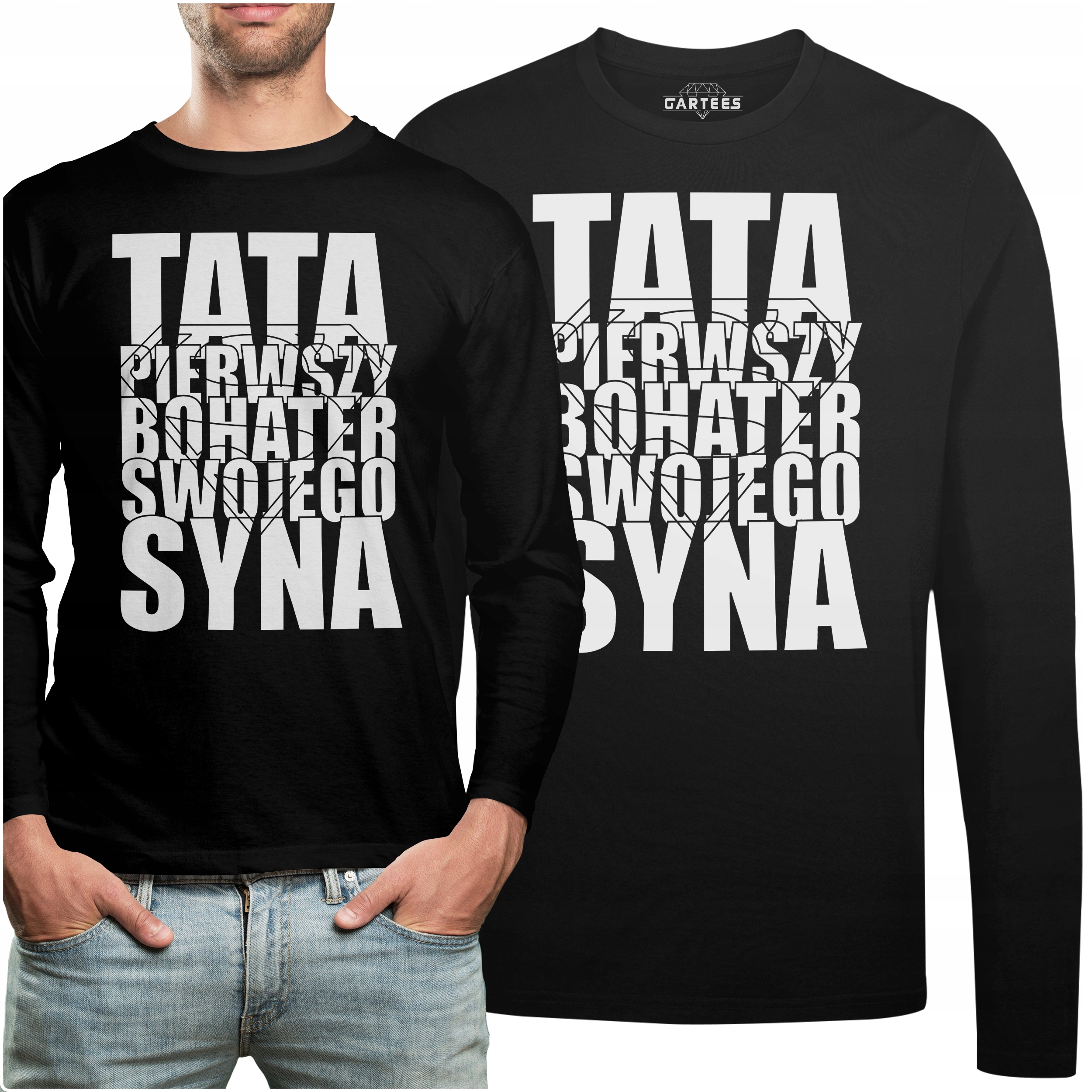 

Koszulka Long Tata Pierwszy Bohater Swojego Syna