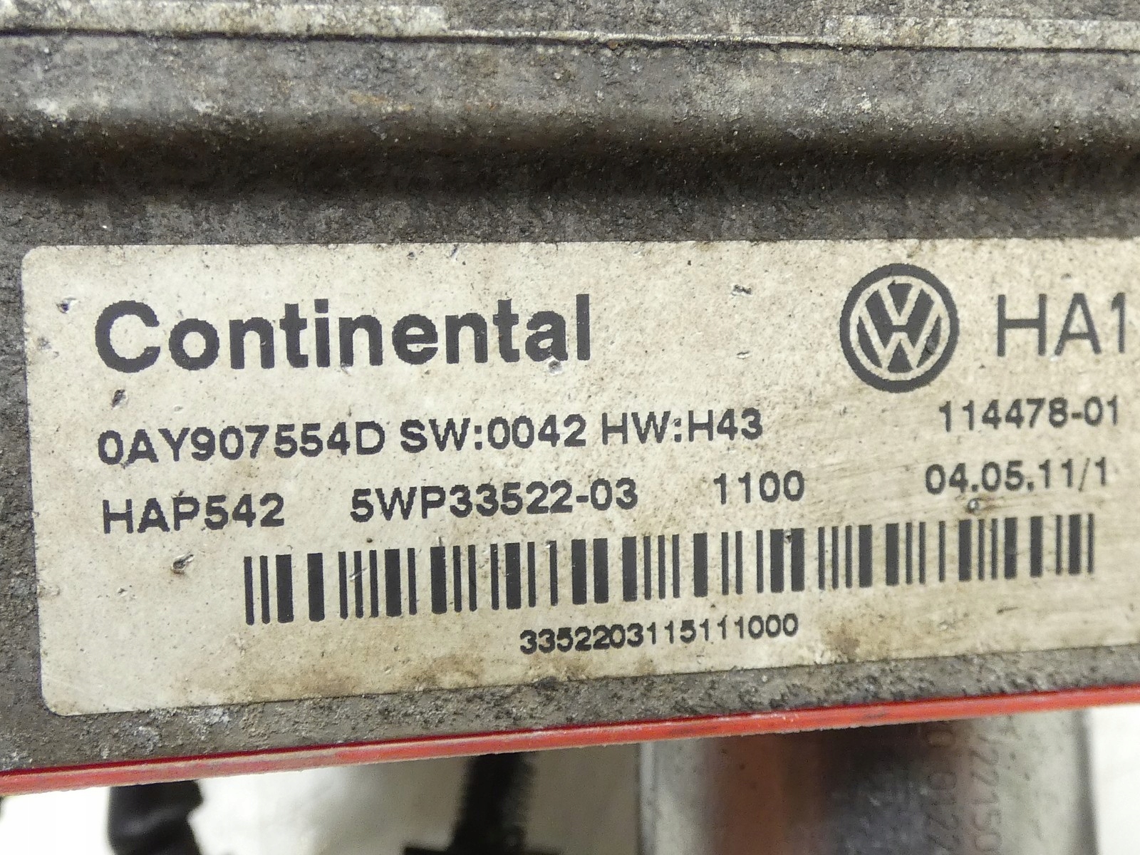 module control unit HALDEX + pump VW TIGUAN and AUDI Q3 8U 0AY907554D
