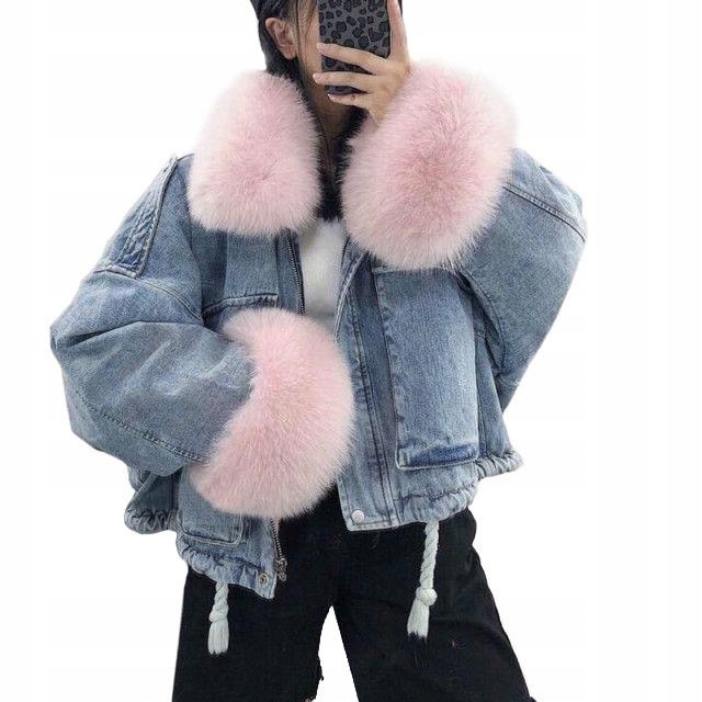 

Kurtka Jeansowa Z Futerkiem Katana Miś Futerko U