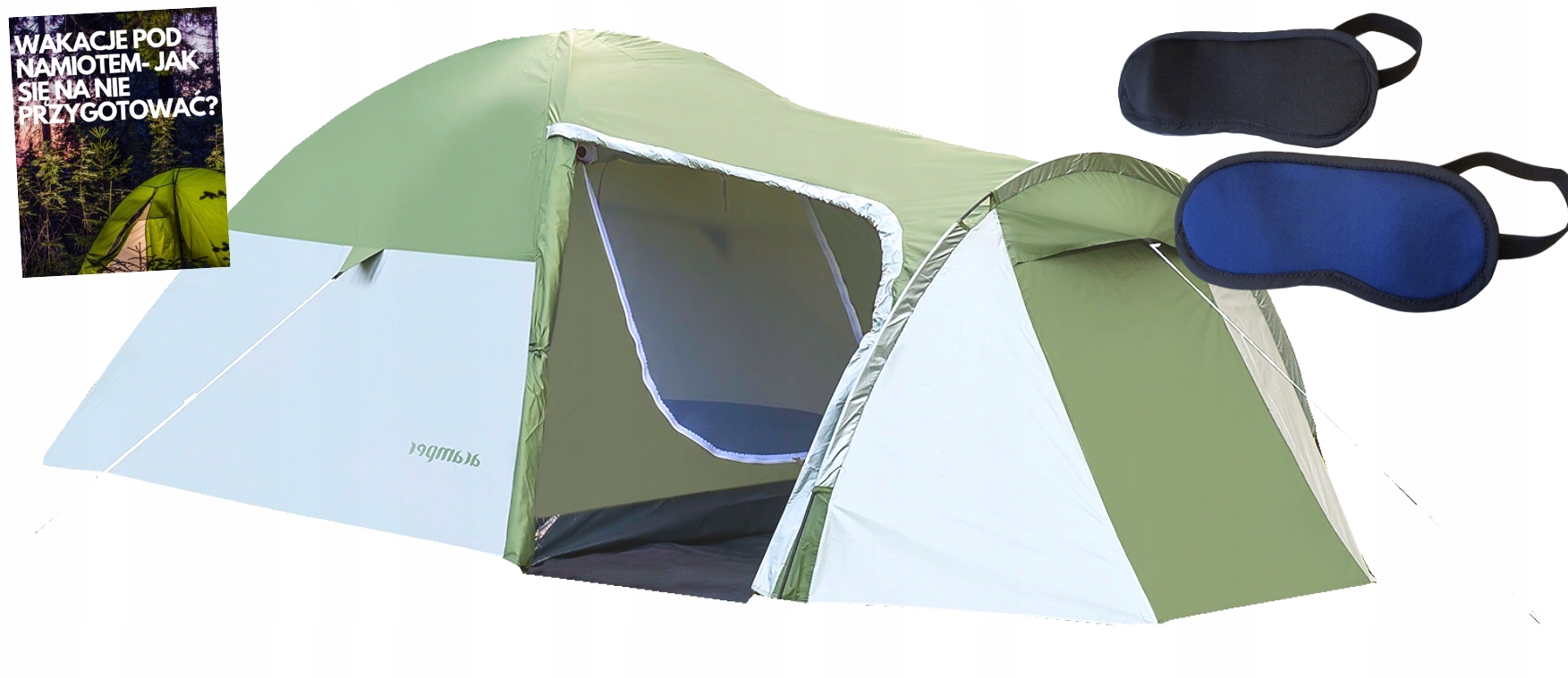 NAMIOT TURYSTYCZNY CAMPING 4 OSOBOWY+ GRATISY! PRO Marka Acamper