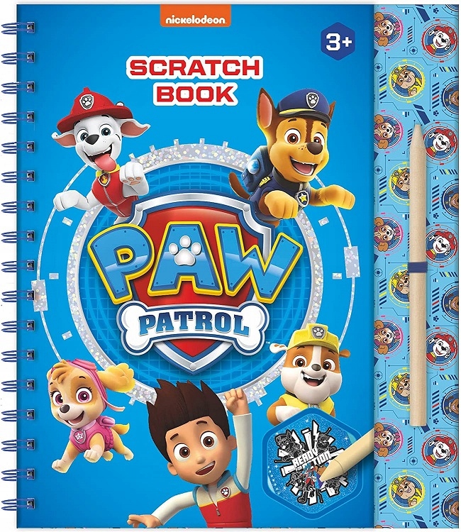 

Psi Patrol Zestaw Wydrapywanek Scratch Book 720831
