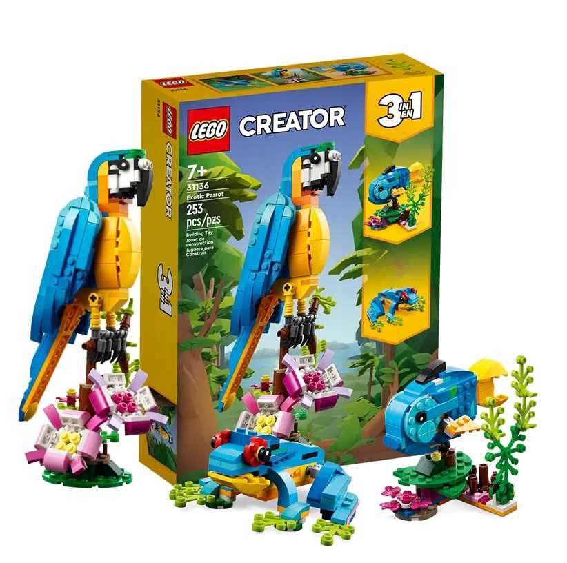 31136 Lego Creator 3v1 Exotický papoušek