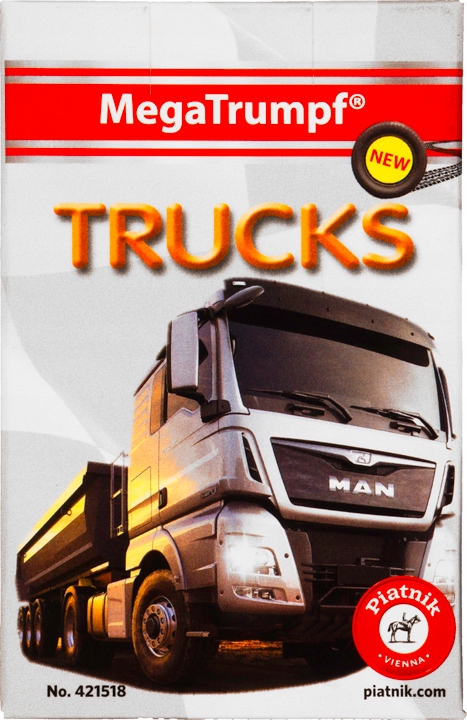 KARTY DO GRY PIATNIK QUARTET CIĘŻARÓWKI