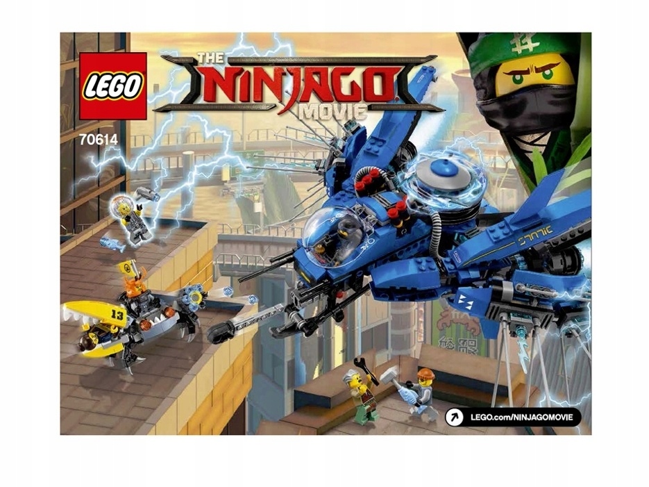 LEGO INSTRUKCJA Odrzutowiec Błyskawica 70614