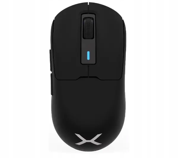 Mysz bezprzewodowa Krux Plasma Wireless Czarna 12000 dpi Gamingowa