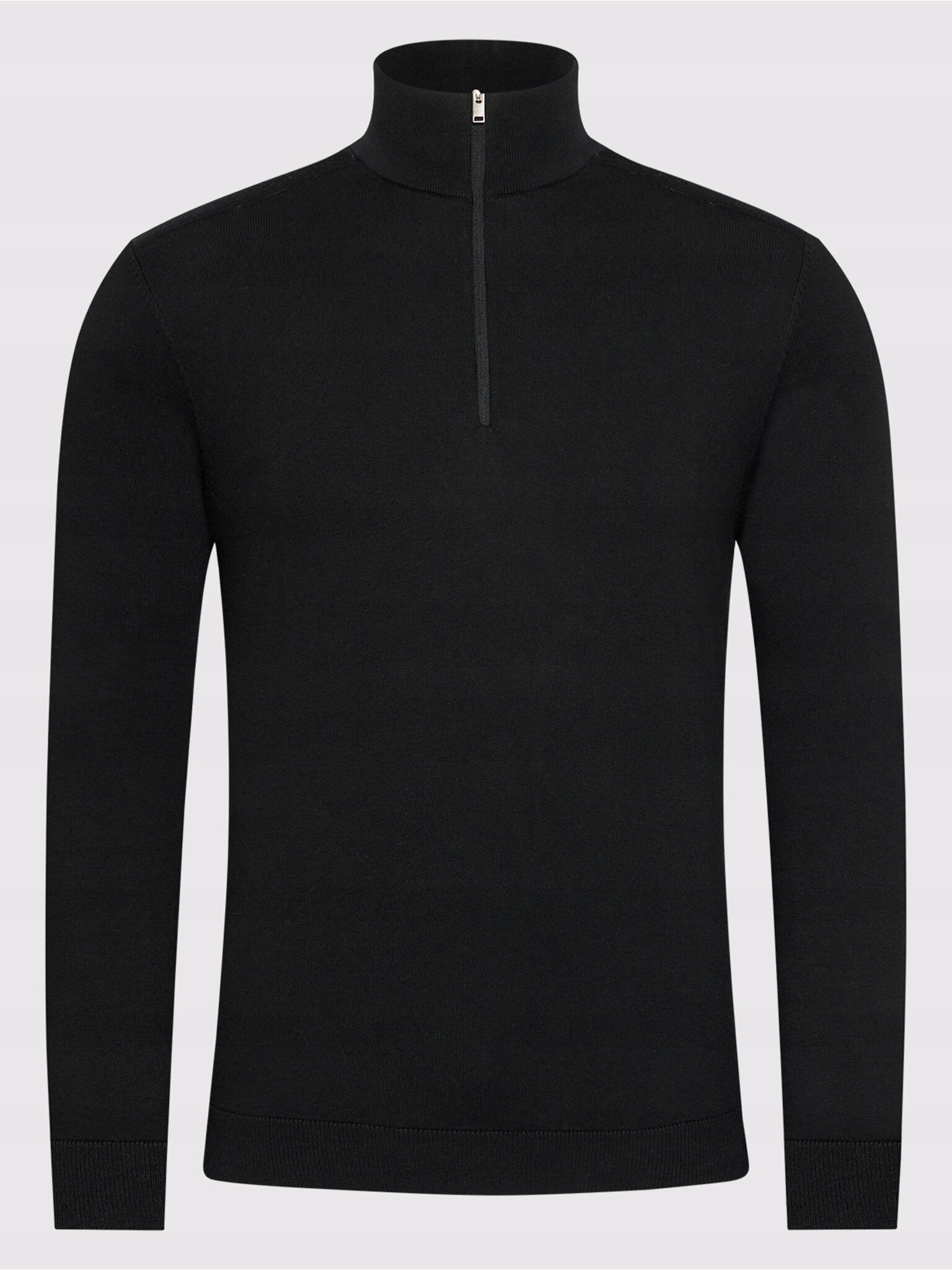 Selected Homme Sweter Berg 16074687 Czarny Regular Fit