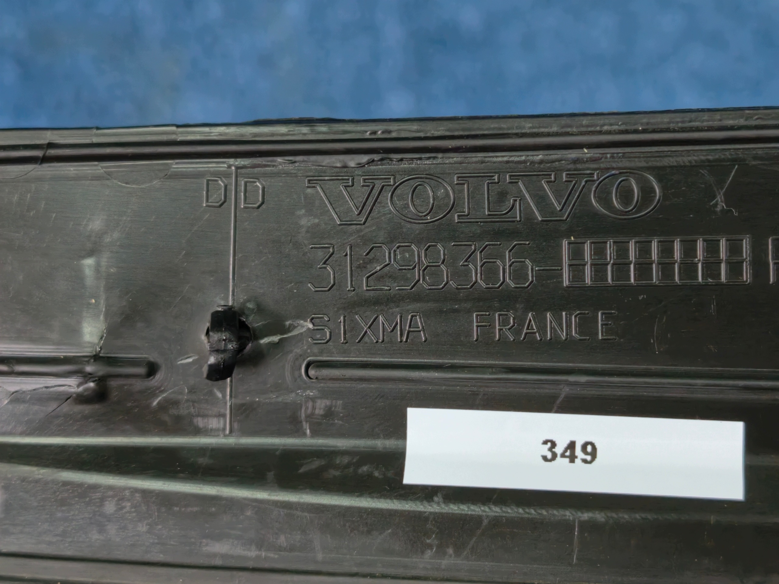 VOLVO V40 2012-2019 moulding gasket door right front original 31298366