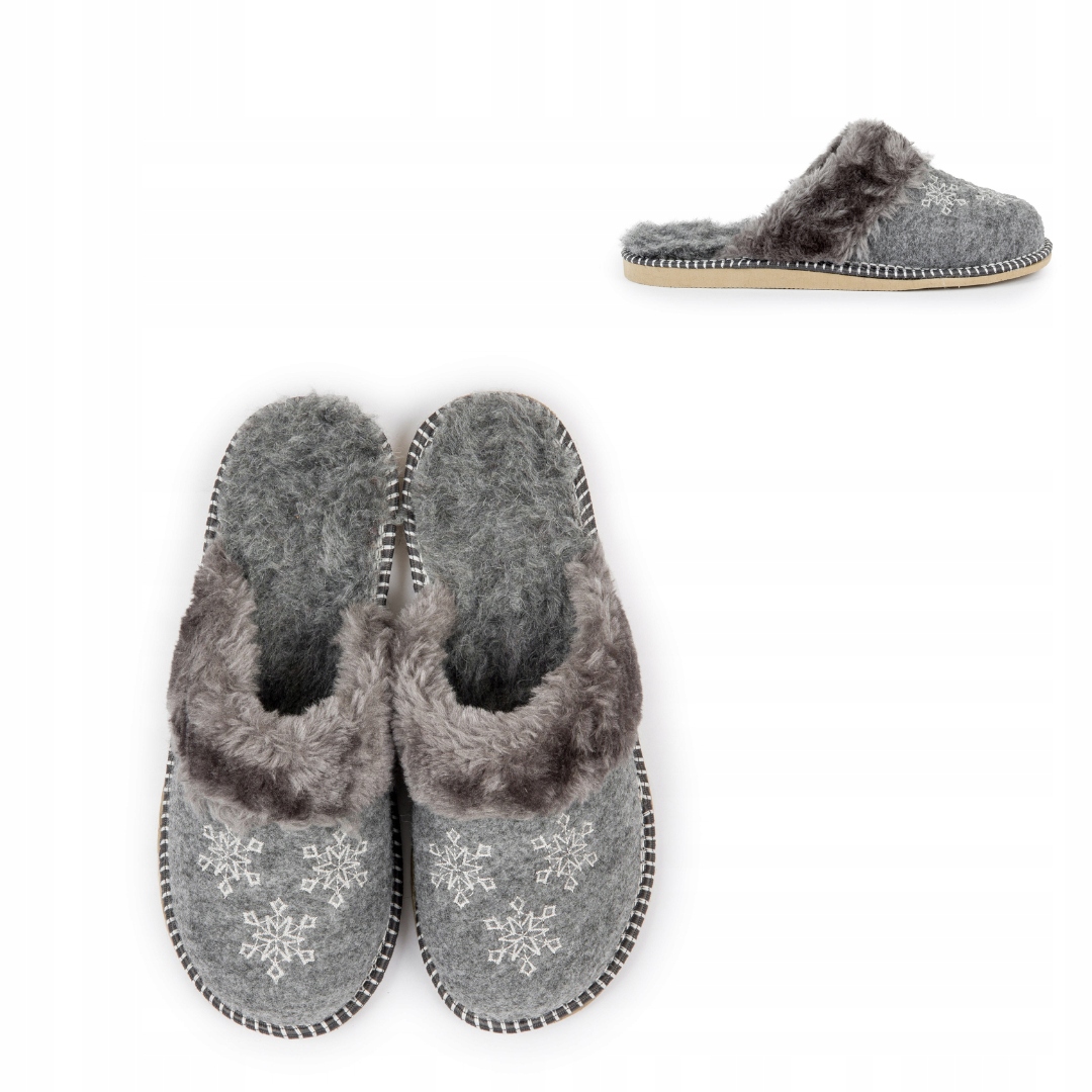 FILCOWE KAPCIE DAMSKIE GÓRALSKIE OCIEPLANE KLAPKI