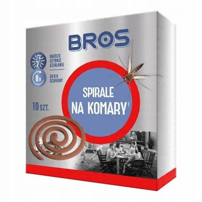 

Bros spirala na komary i meszki 10szt