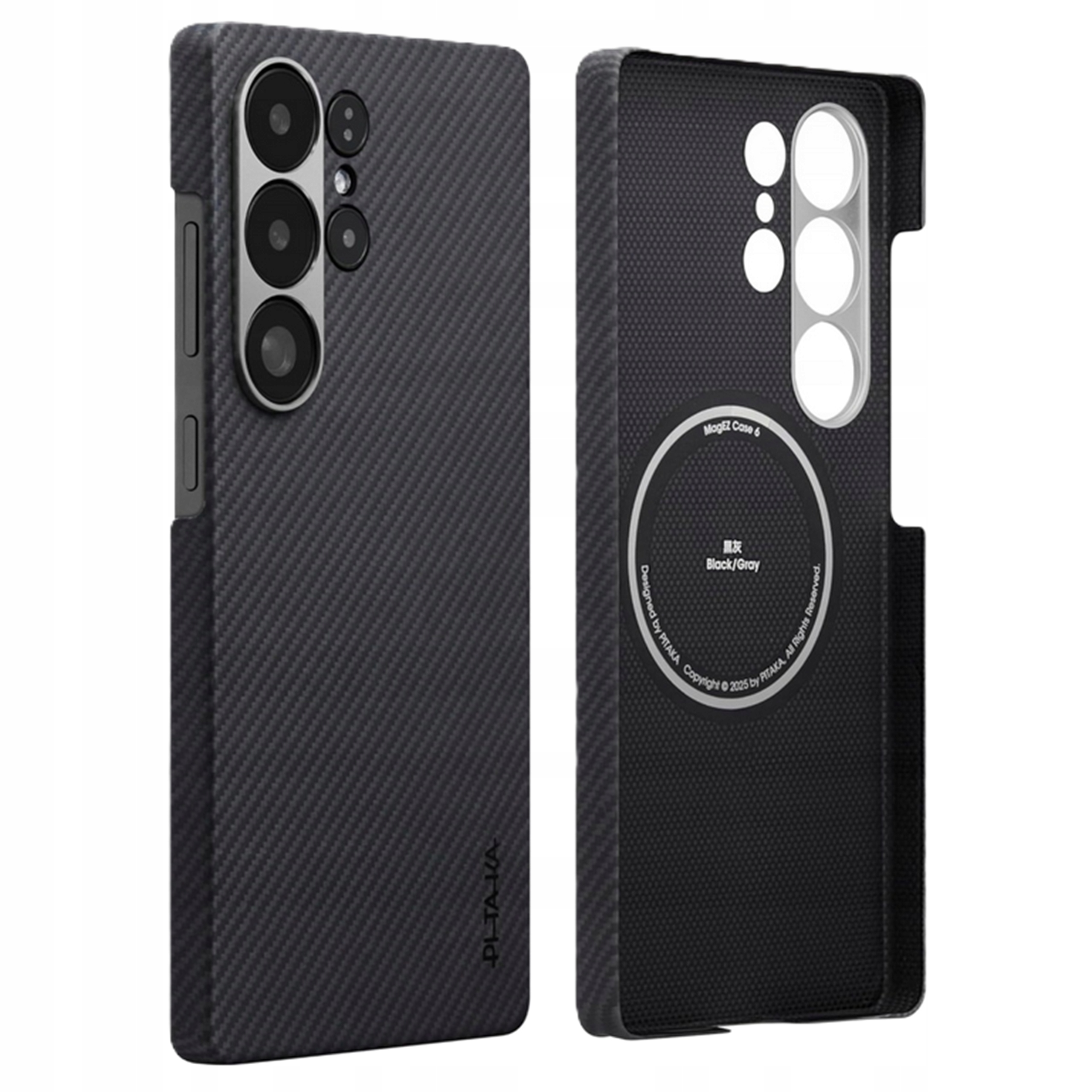 Etui Pitaka Samsung Galaxy S25 Ultra plecki czarne