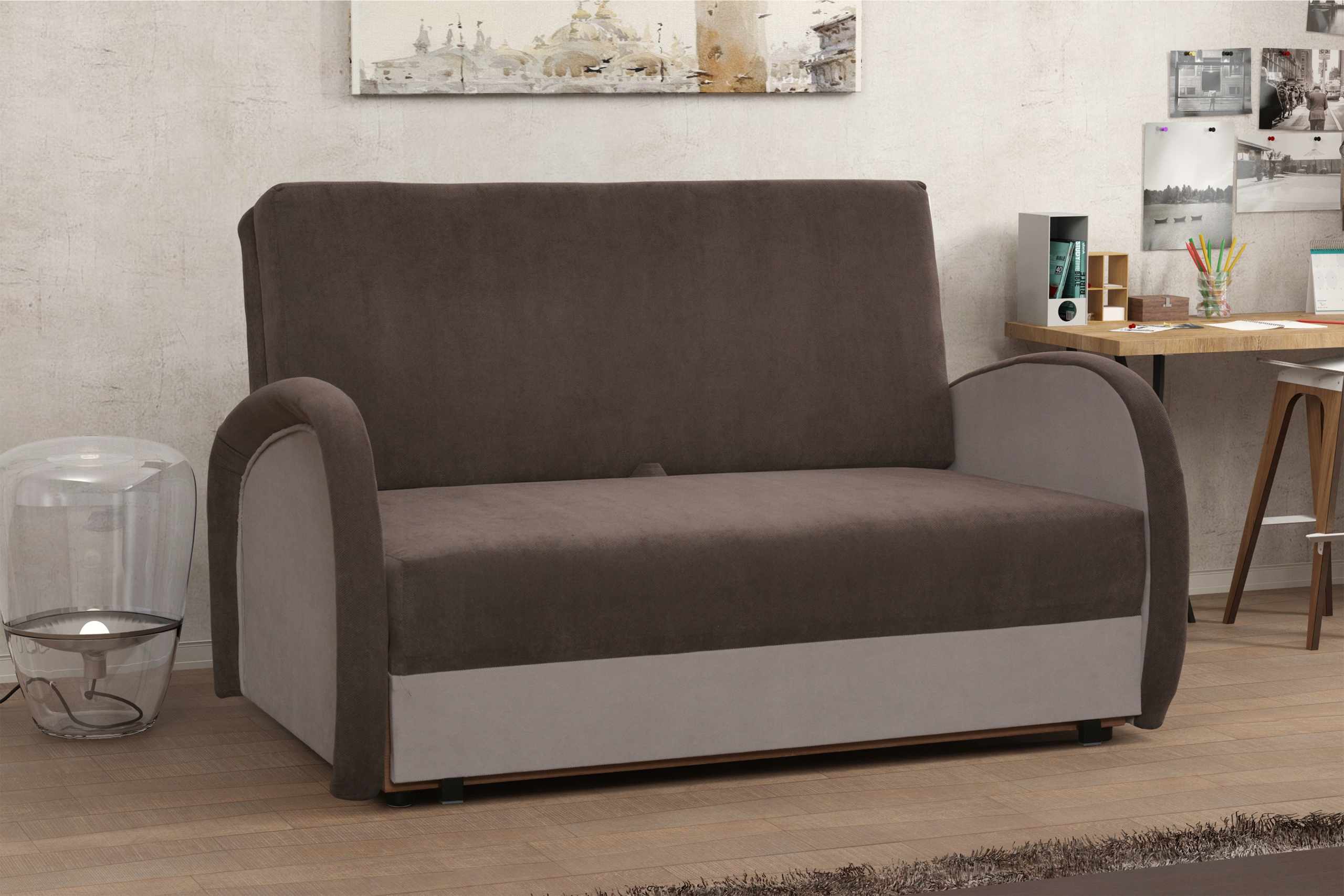 Mała kanapa Sara II amerykanka rozkładana sofa
