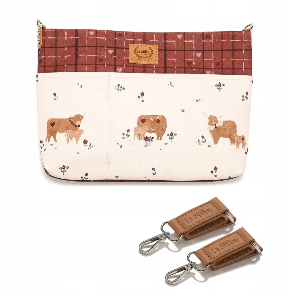 Organizer do Wózka Moo Meadow Plaid Premium La Millou Feeria