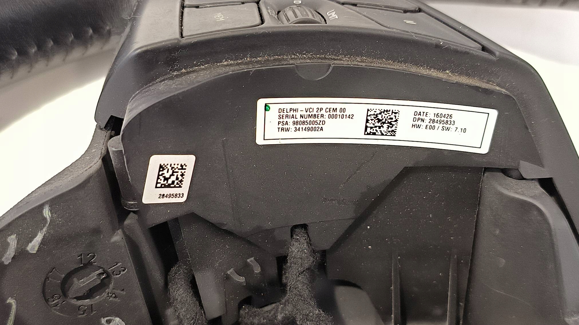 lenkrad 98031272YC CITROEN C4 CACTUS