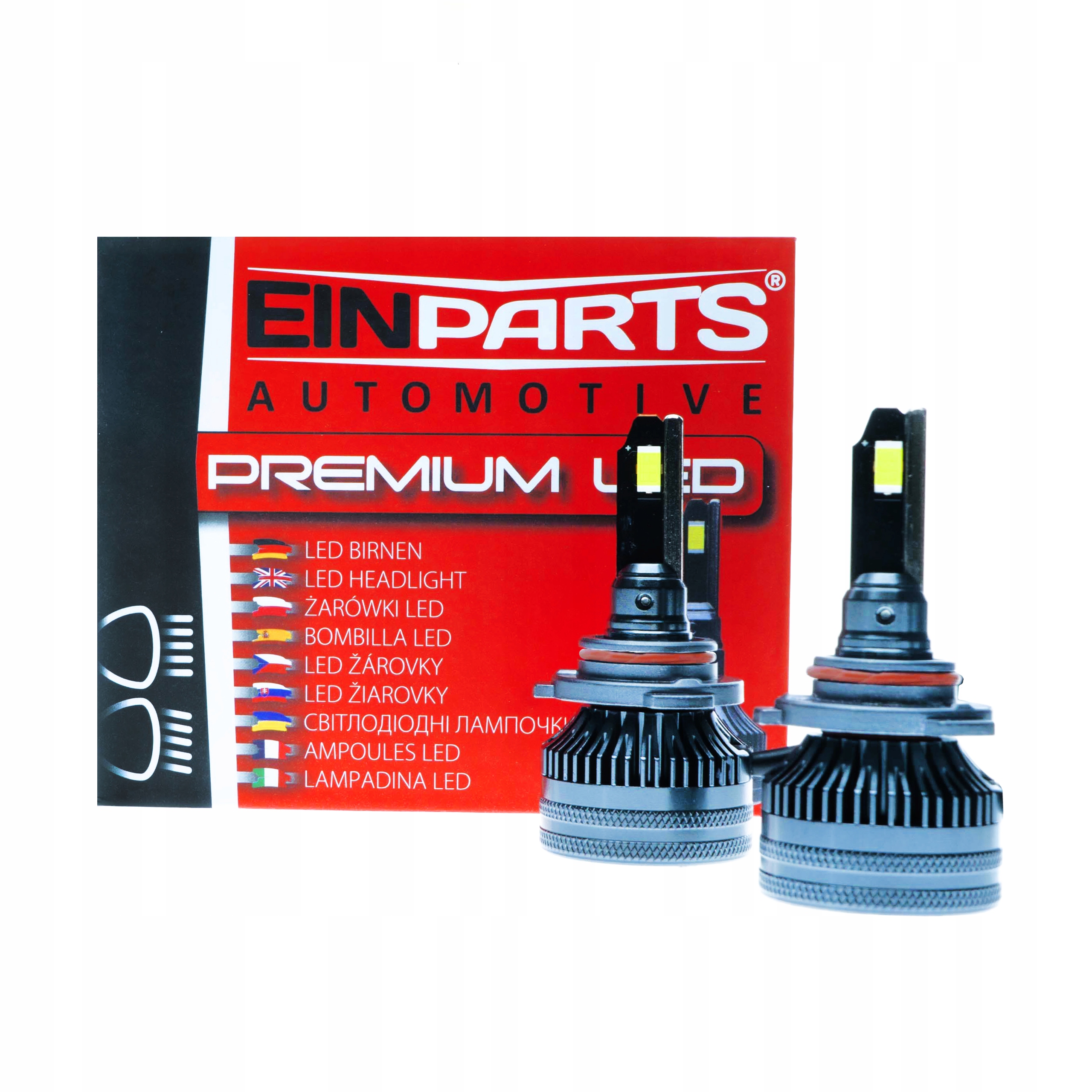 Žárovky HB4 Led 6000K S Aktivním Chlazením 12–24 V Canbus Plug&Play 2 ks