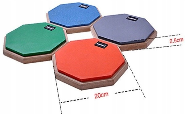 PAD PERKUSYJNY DO ĆWICZEŃ + PAŁECZKI DO PERKUSJI DO NAUKI UNIWERSALNY EAN (GTIN) 5904261401857