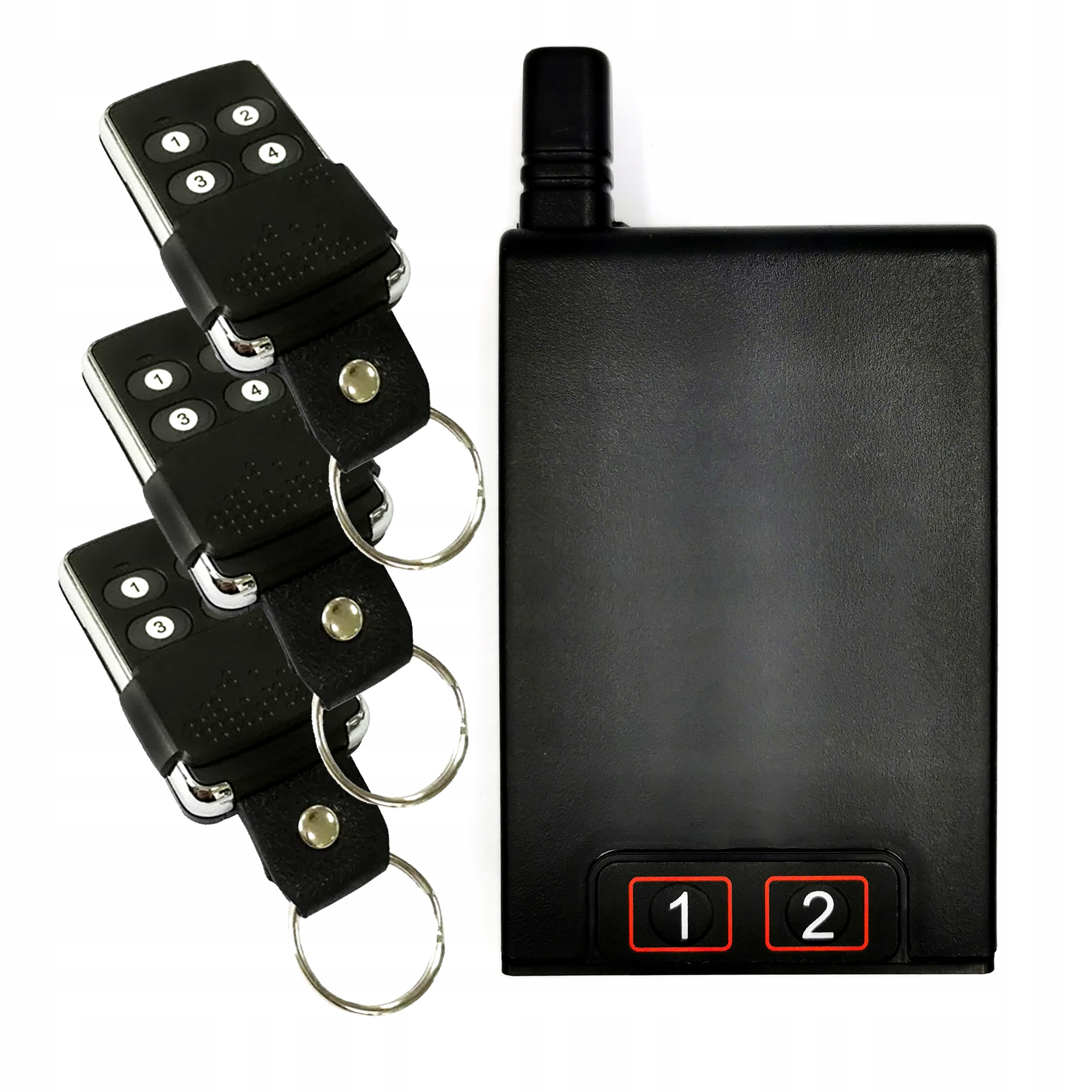 2-kanálový rádiový prijímač 433,92 Mhz+ 3x diaľkový ovládač