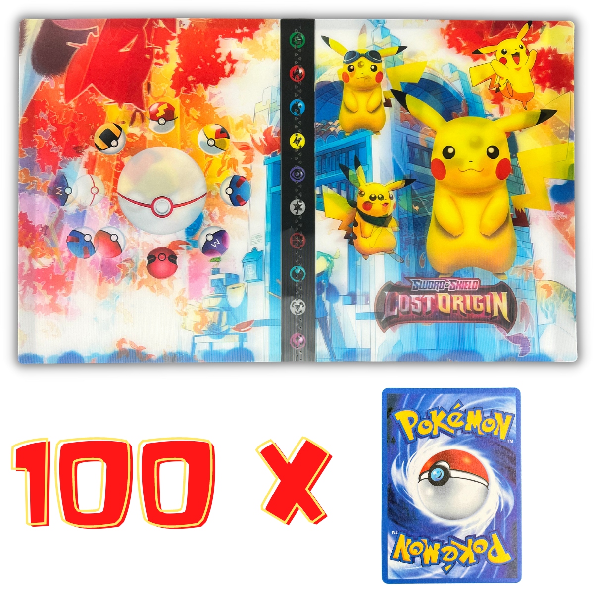 

Zestaw Vma Pokemon Album 3D Na 240 Kart 100 Kart