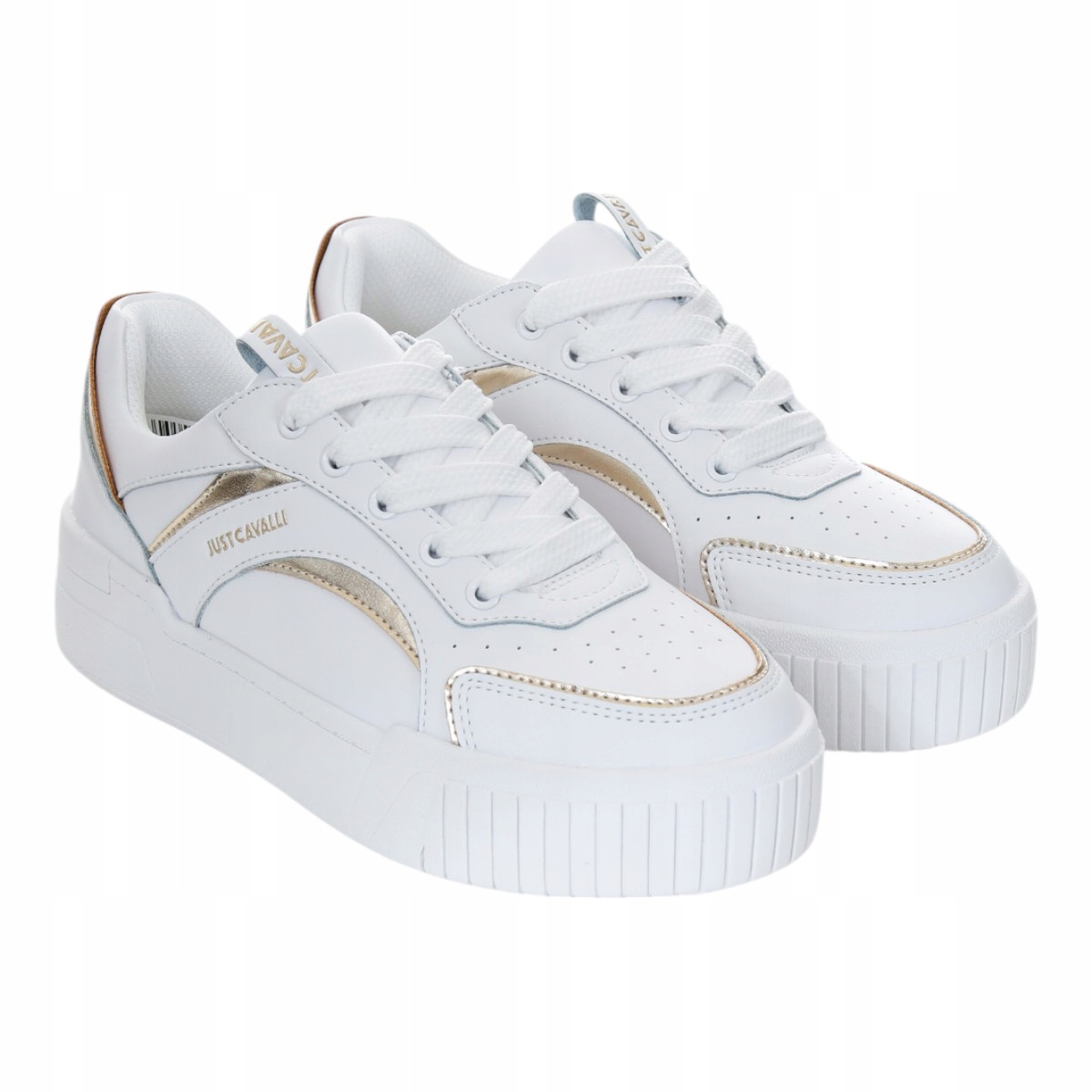 Dámské boty Just Cavalli Fondo Rari Dis. T02 Bílé vel. 38