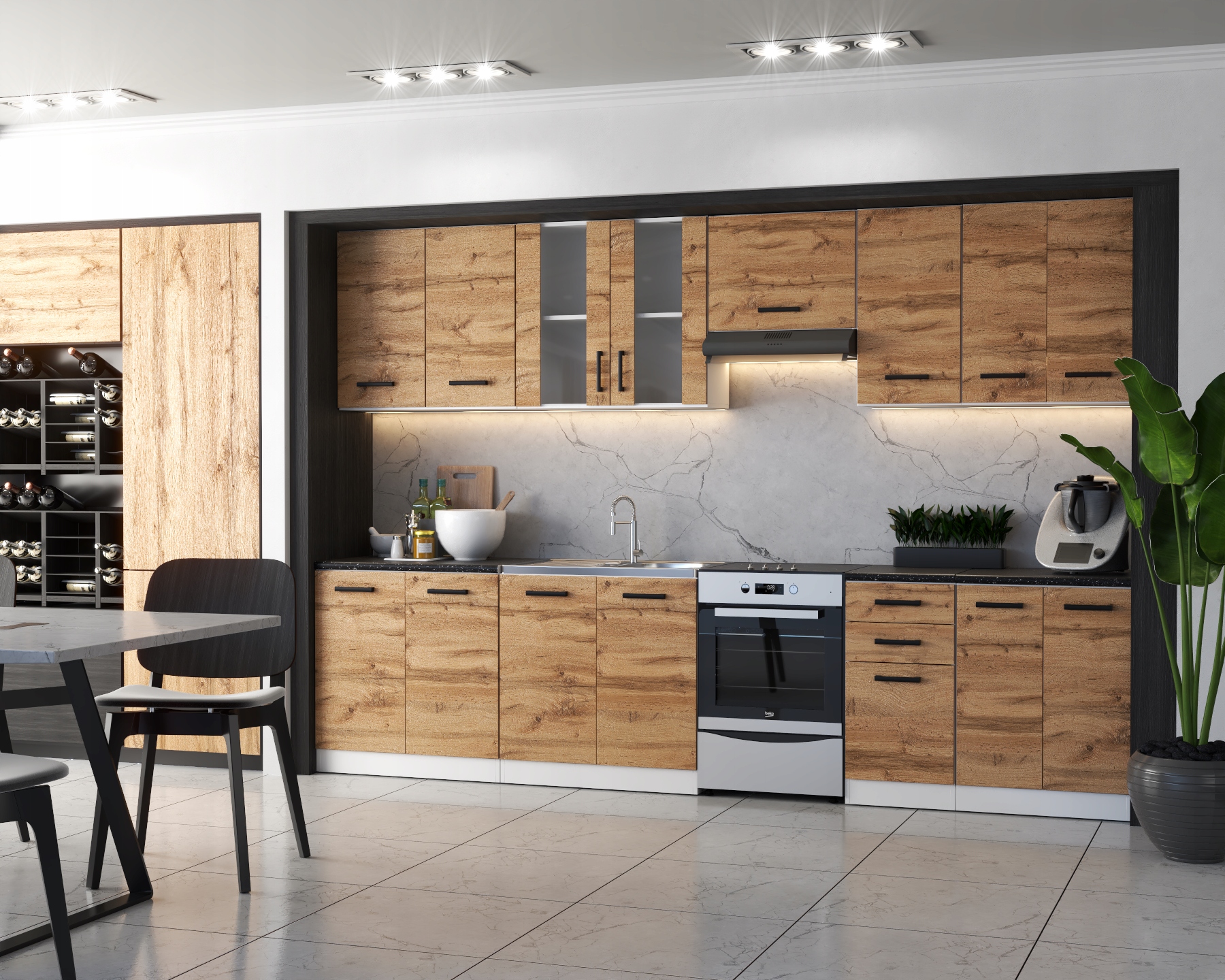 

Meble kuchenne Kuchnia Jola 3,2M Cztery