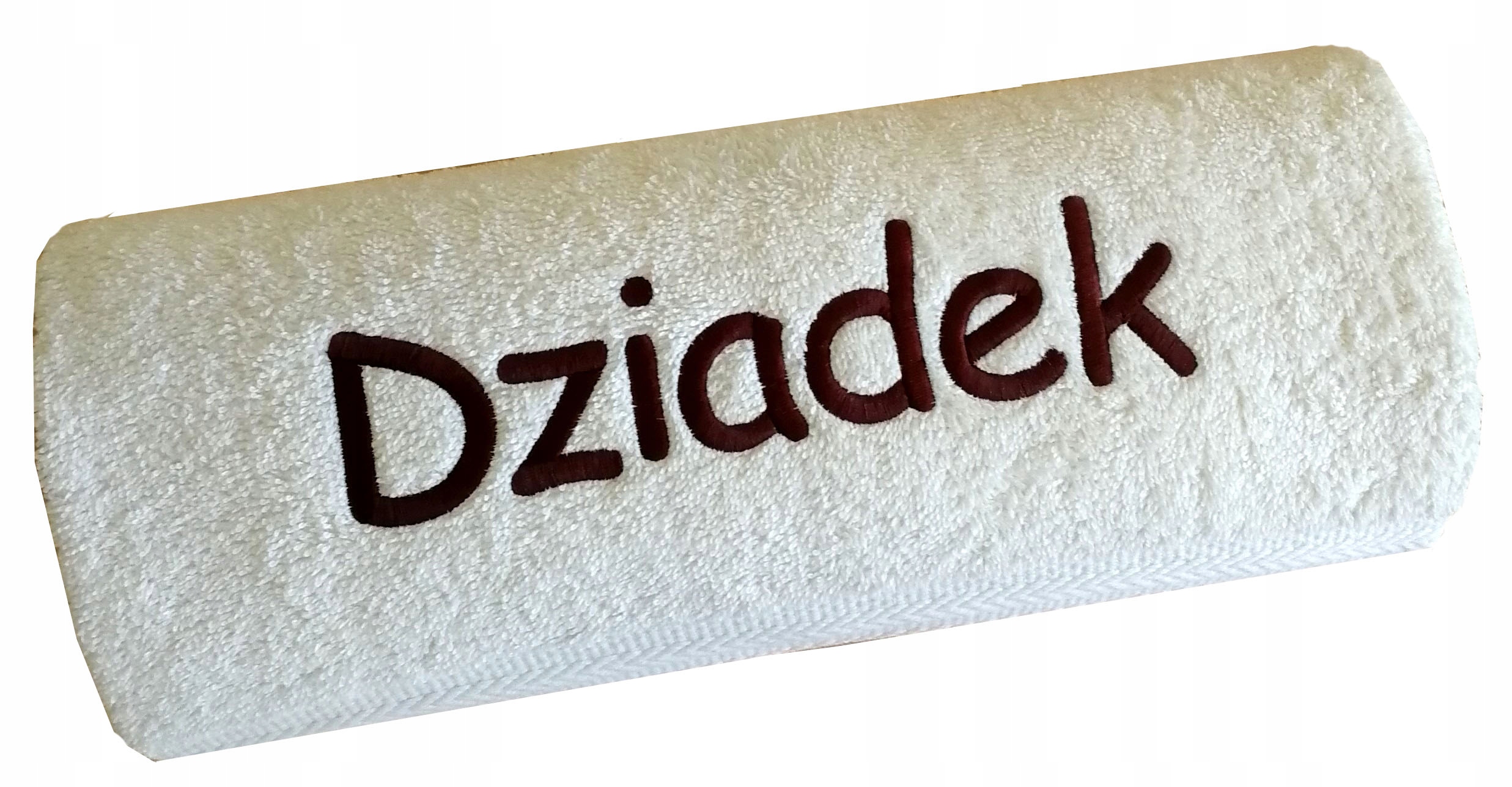 Dárek ke Dni Babičky A Dědečka ručník s Výšivkou nápis jméno babička dědeček