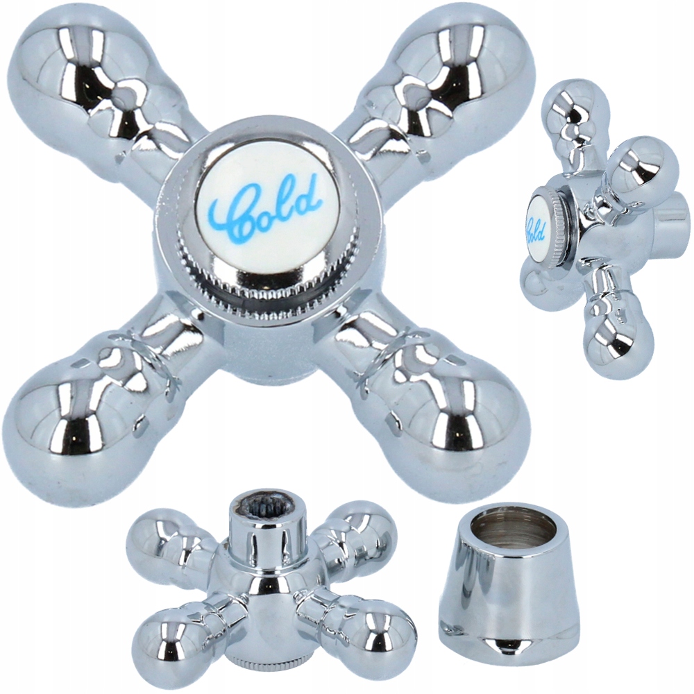 

Pokrętło kurek uchwyt baterii retro metalowe 1/2''