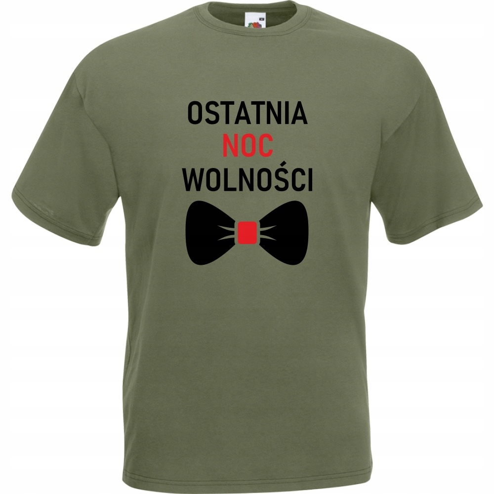 

Koszulka wieczór kawalerski M oliwkowa