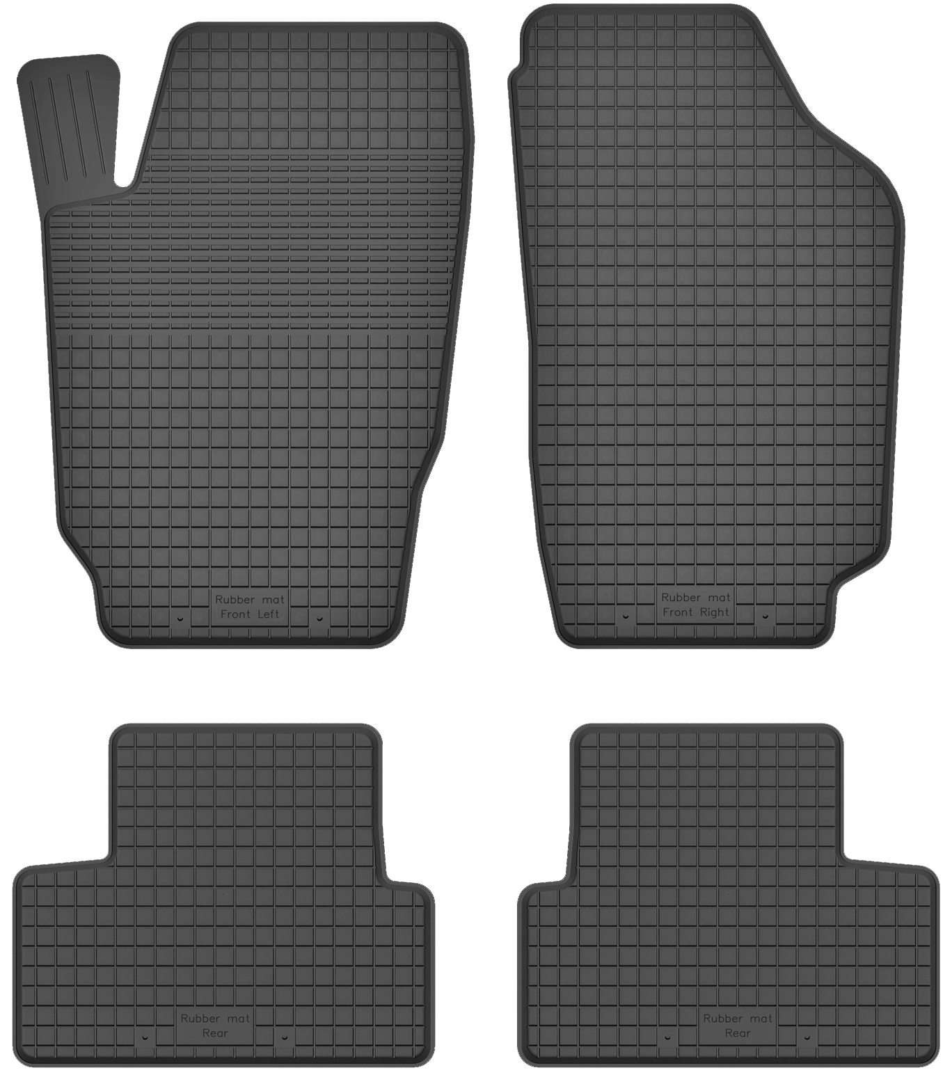 

Dywaniki gumowe korytkowe do Peugeot 206 CC 00-09