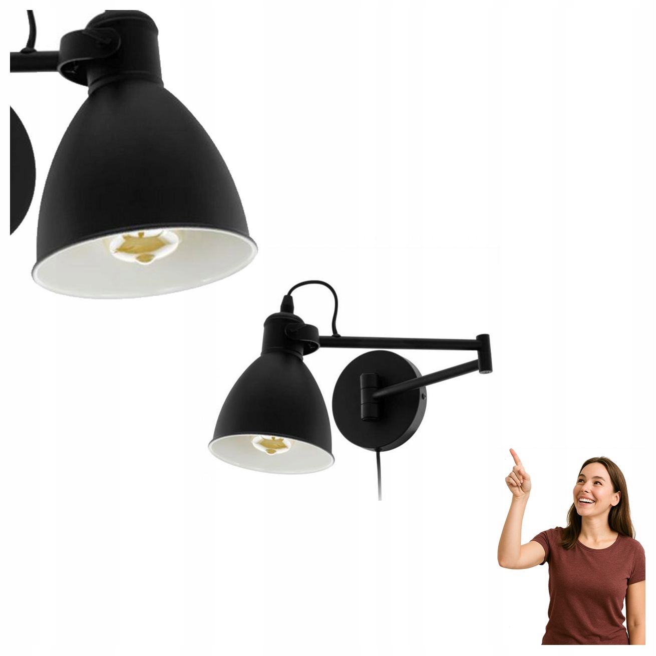 Nástěnné svítidlo na výložníku San Peri 97886 Eglo