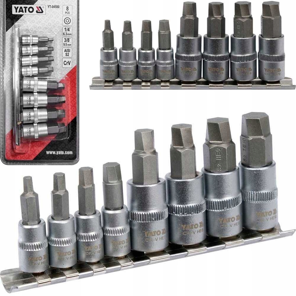 Yato Nasadki Bity Do Uszkodzonych Obrobionych Śrub Hex