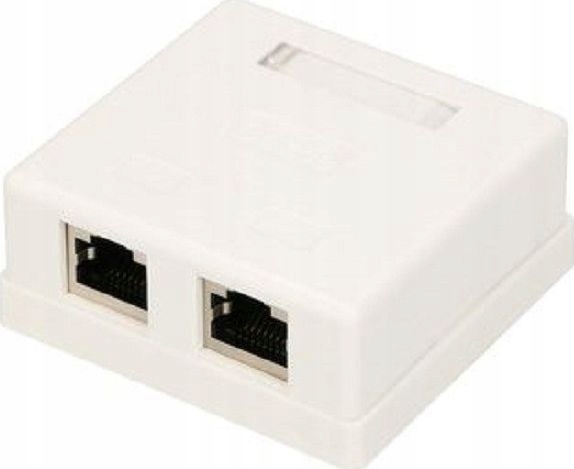 Gniazdo natynkowe Extralink 2x RJ45 KAT5E STP