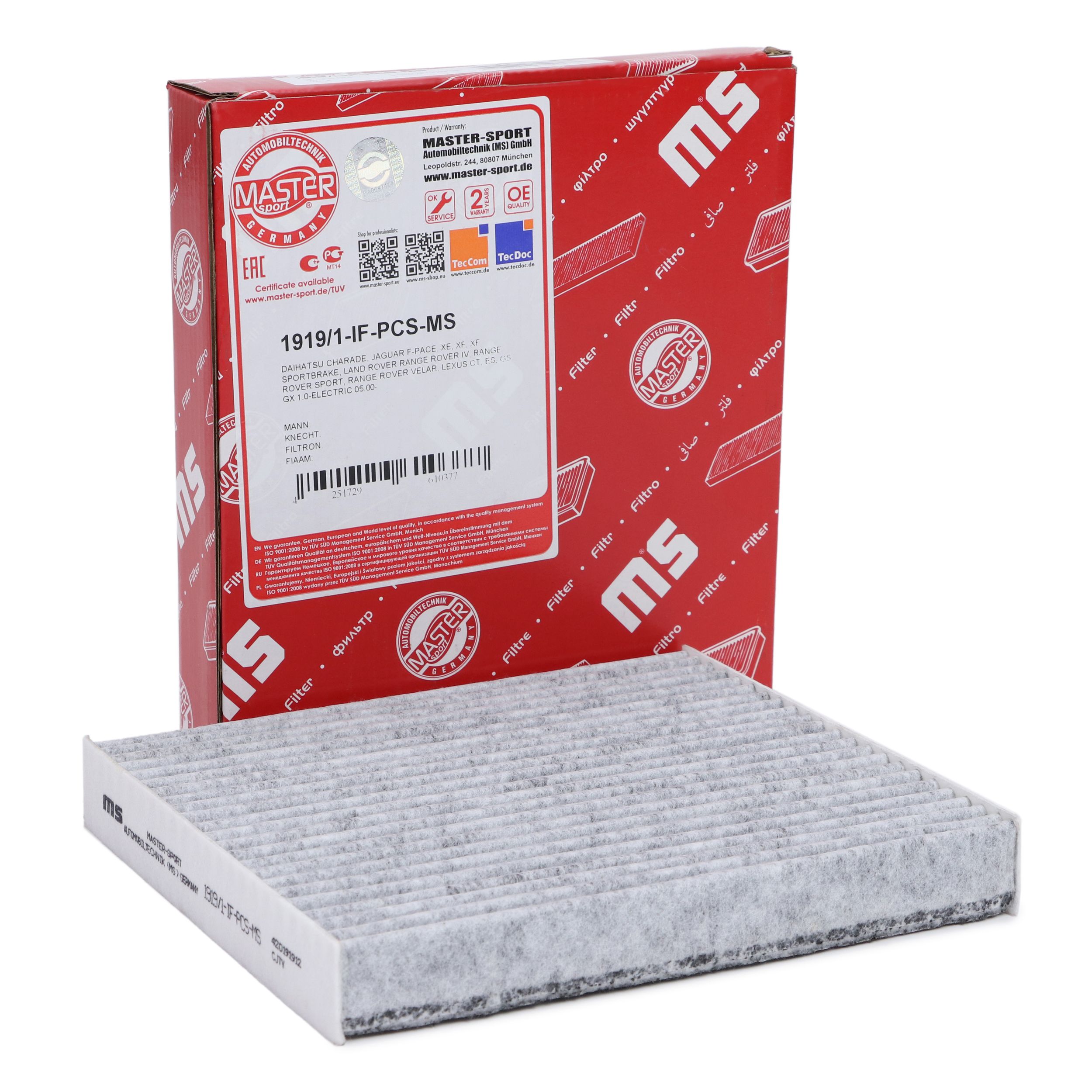 

Filtr Kabinowy Jaguar Lexus Subaru Toyota Land Rov