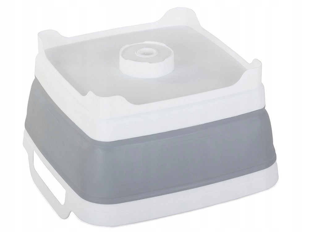 MISKA SKŁADANA SILIKONOWA Z ODPŁYWEM ZLEW KOSZ Z KORKIEM ODPŁYW 8L Pojemność 8 l