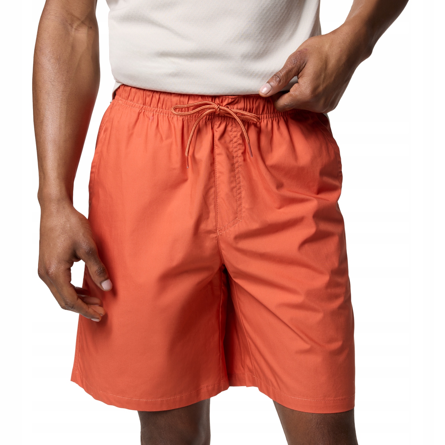 Pánské Bavlna Kraťasy Columbia Washed Out Easy Short [s] oranžové