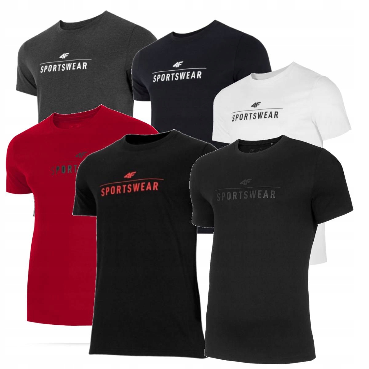 ZESTAW KOSZULEK 4F Lekki T-Shirt BAWEŁNIANY Męski Kod producenta basic