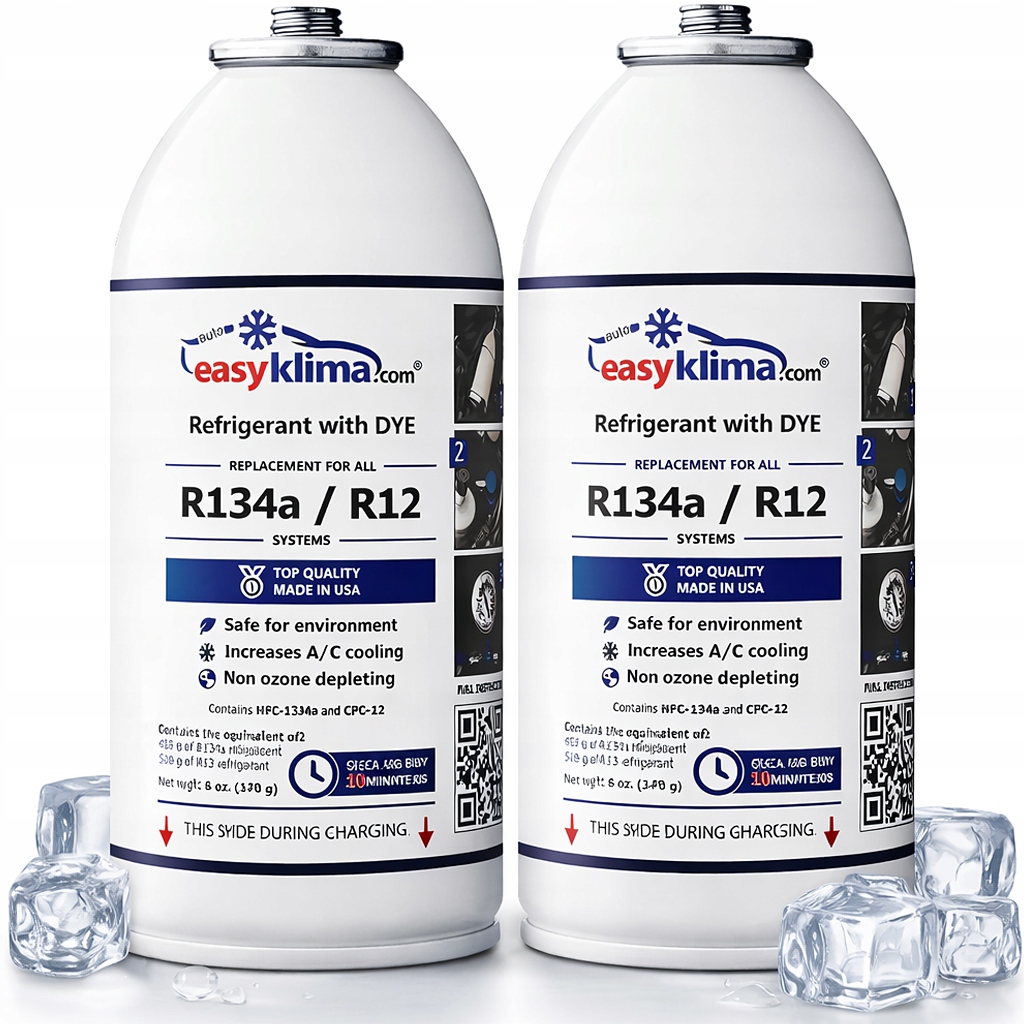 2X Činidlo Pro Nabíjení Klimatizace R134a Chladicí Plyn Pro Nabíjení Sada