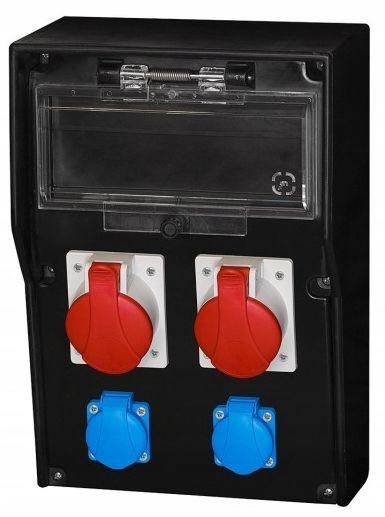 Gumová rozvaděčová jednotka Lido 12S 2x32A/5P 2x250V