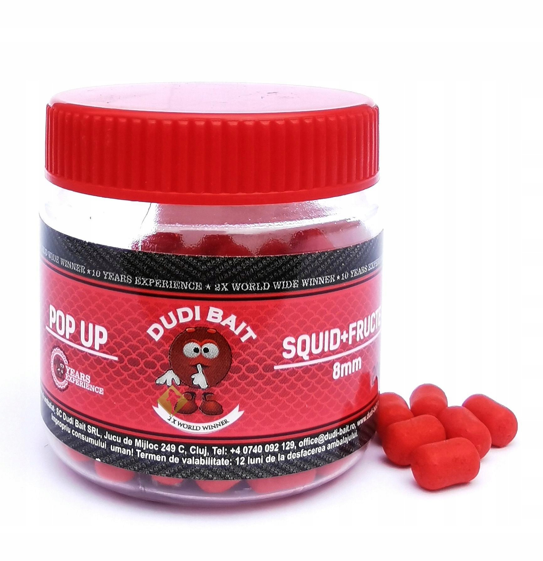 Kulki Dumbells Pop-Up Dudi Bait Squid Fruits 8mm
