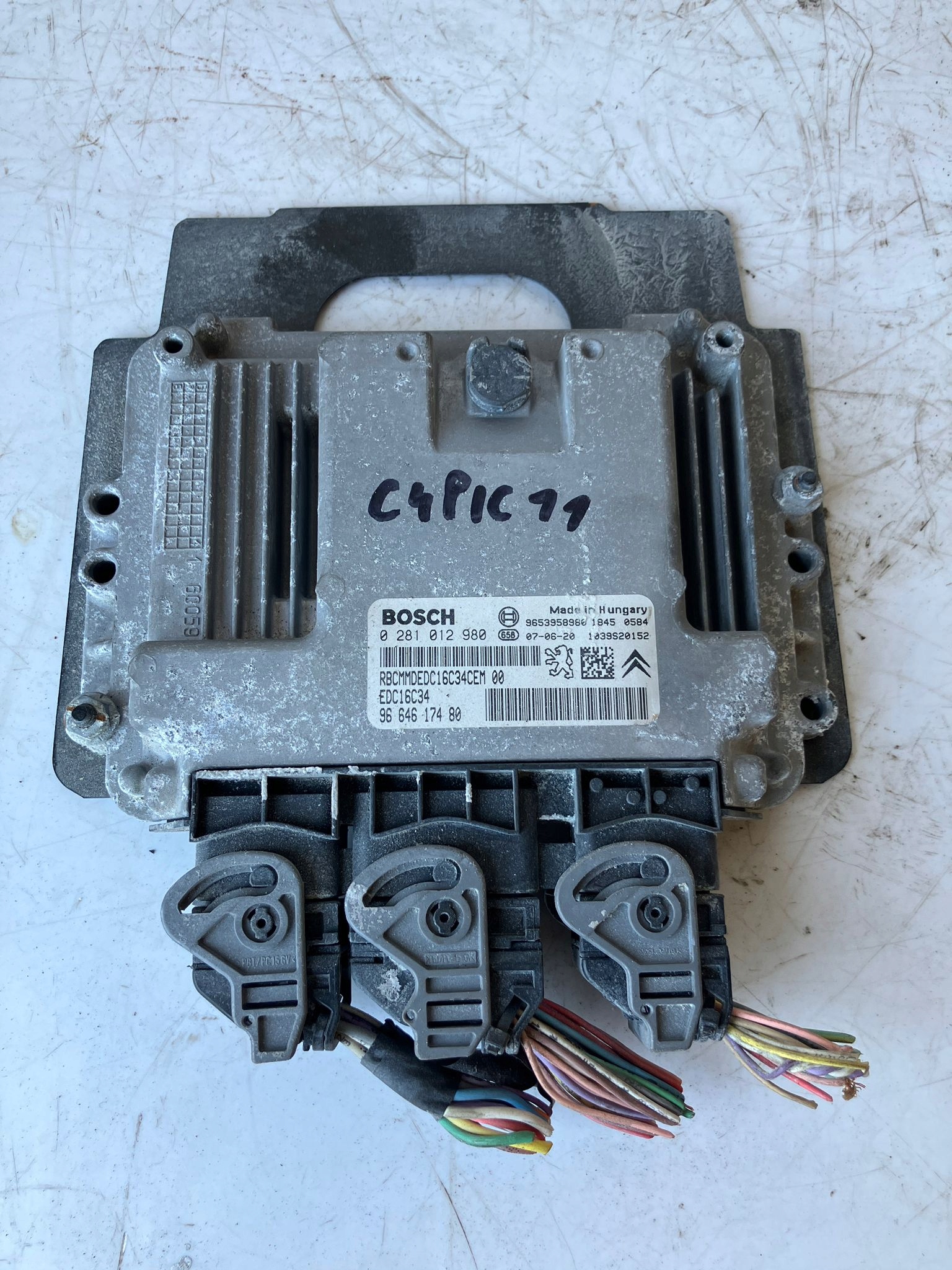 computer Motore C4 PICASSO 1.6 HDI 9664617480