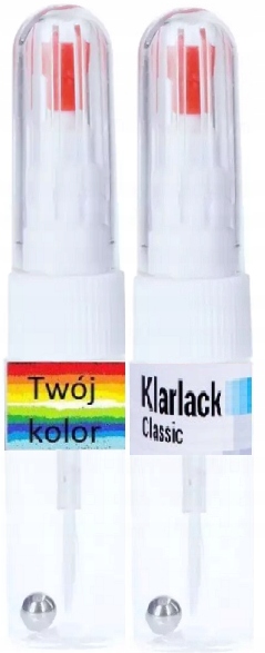 Lakier zaprawkowy każdy kolor lakier bezbarwny