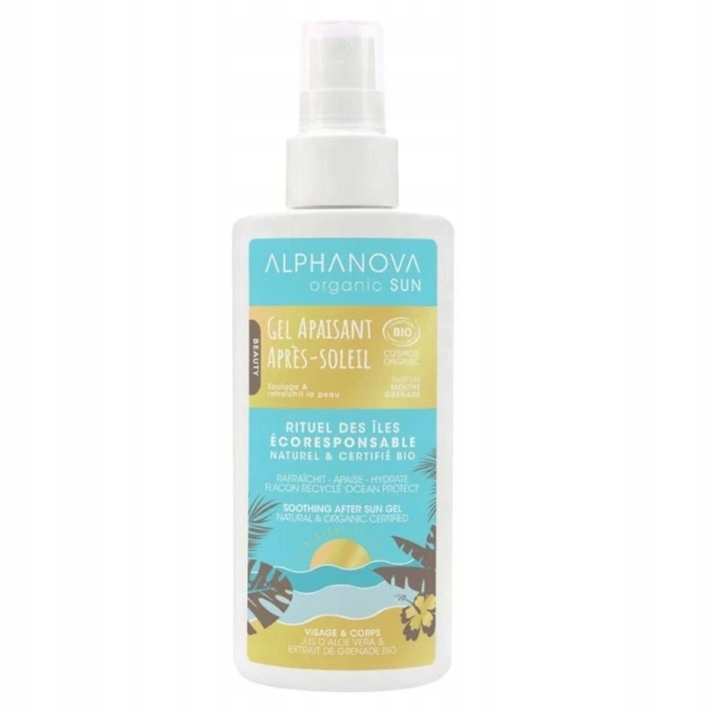 Alphanova Zklidňující gel po opalování Bio 125 ml