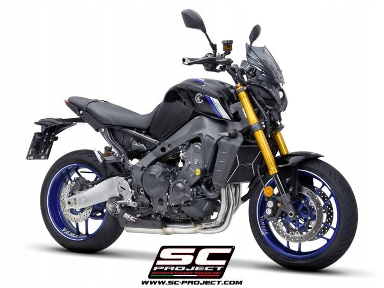 SC-Project układ wydechowy STR-1 Yamaha MT-09 (2021 – 2023) Dopasowanie do pojazdu produkt dedykowany