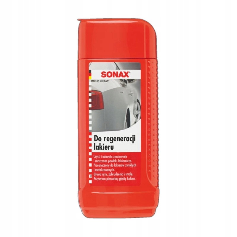 SONAX do regeneracji lakieru 250ml usuwa rysy Rodzaj polerowanie lakieru