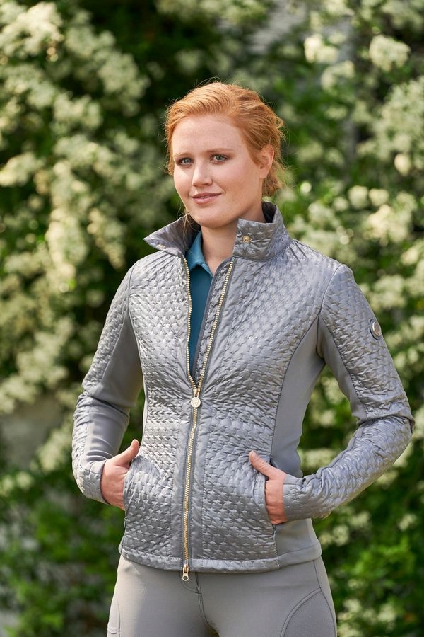 Lekka kurtka hybrydowa softshell+pikówka oddychająca mikrofibra grafit M